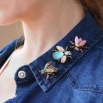 Use vintage pins to highlight your clothes