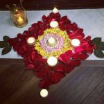 Diwali decoration with flowers