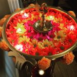Diwali decoration with flowers