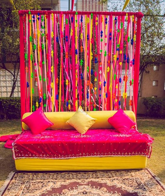 Different Ways To Decor Your Mehndi Stage At Home by belissaevent - Issuu