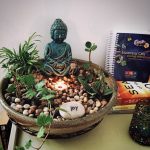 Decorate home with Buddha statue