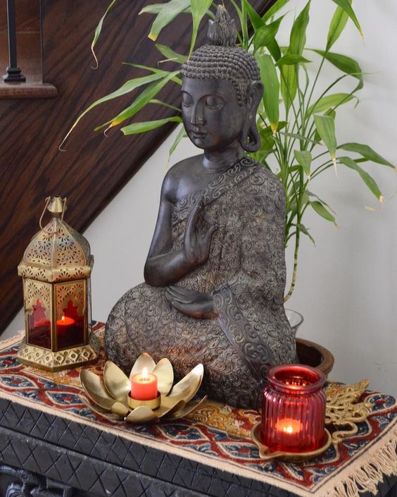 Thedecorshed 22 Inches Buddha for Garden Decor, Home Entrance