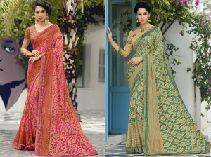 Elegant Brasso Saree Designs