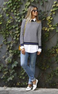Styling white shirts for winters