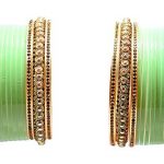 green color choora for the Indian brides
