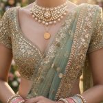 Designer Necklines For Bridal Blouses