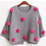 DIY embelished sweater
