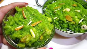 Green peas halwa for winters