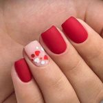 Valentine's day nail art