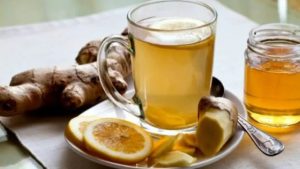 Lemon ginger honey tea immunity booster