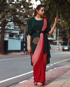 Interesting things to pair with a saree