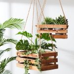 Use wooden pallet for growing plants indoor