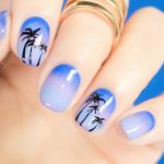 Beach inspired nail art