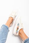 Needlecraft Embroidered Sneakers