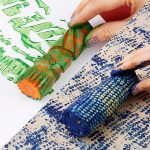 Create Interesting Textures Using Vegetable And Fruit Print