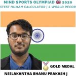 Neelakantha Bhanu Prakash, Worlds fastest human calculator