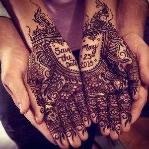 Save The Date with heena hands