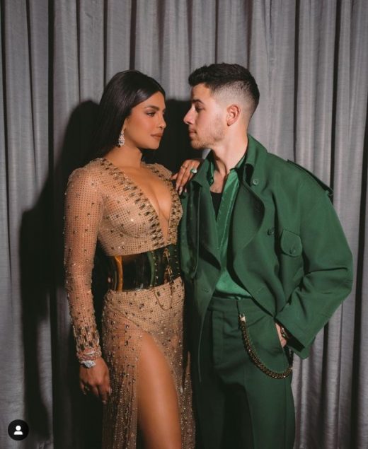 Priyanka Chopra and Nick Jonas at Billboard Music Award 2021