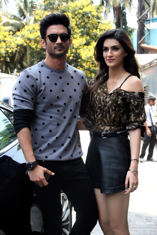 Kriti Sanon and Sushant Singh Rajput look test for the film Raabta