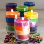 DIY candles with leftover crayons
