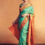 Madhuri Dixit looks gorgeous in a silk saree