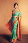 Madhuri Dixit looks gorgeous in a silk saree