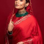 Subtle red bridal saree looks for the brides-Threads-WeRIndia