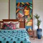 decorate wall behind the bed in Indian way-Threads-WeRIndia