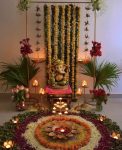 This Diwali Use Fresh Flowers Like This To Prepare Rangoli At Home