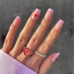 Its Valentine's Day So Say It Loud With Red Hearts On Your Nails!