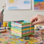 Ice cream sticks basket