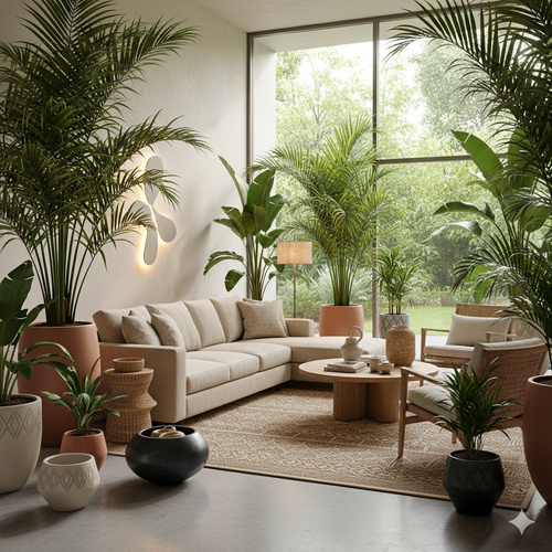 Cluster of plants for home decor-Threads-WeRIndia