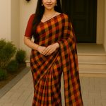 Cotton saree for Rakhi
