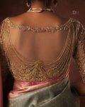 4 Ways To Make The Back Of The Blouse More Interesting By Adding Chain Details