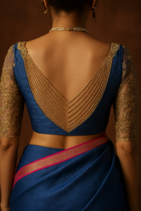 Blouse with chain design detailing-Threads-WeRIndia