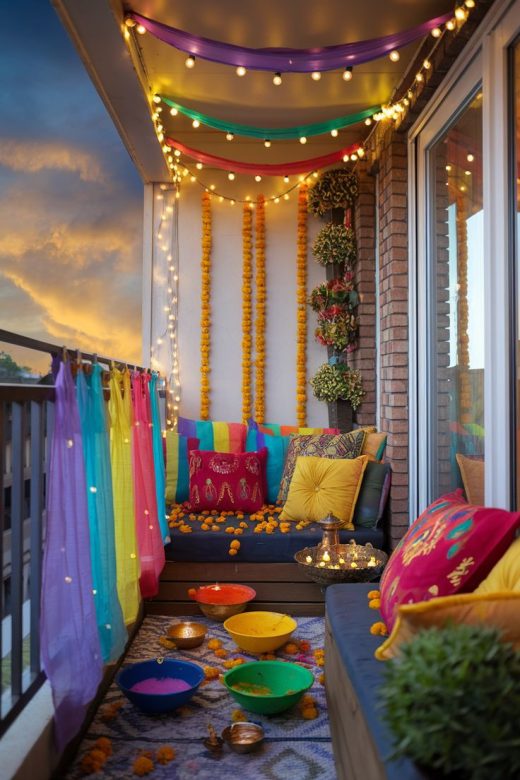 Last Minute Ideas -Colorful Decoration Ideas For Your Holi Party