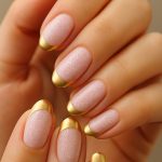 Simple nail art ideas with golden color-Threads-WeRIndia