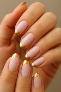 Simple nail art ideas with golden color-Threads-WeRIndia