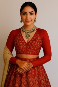 Saree blouse designs with a layered effect-Threads-WeRIndia