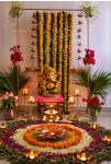 4 Backdrop Ideas For Ganesh Utsav For A Calming And Spiritual Feel