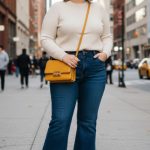 Wide leg flare jeans