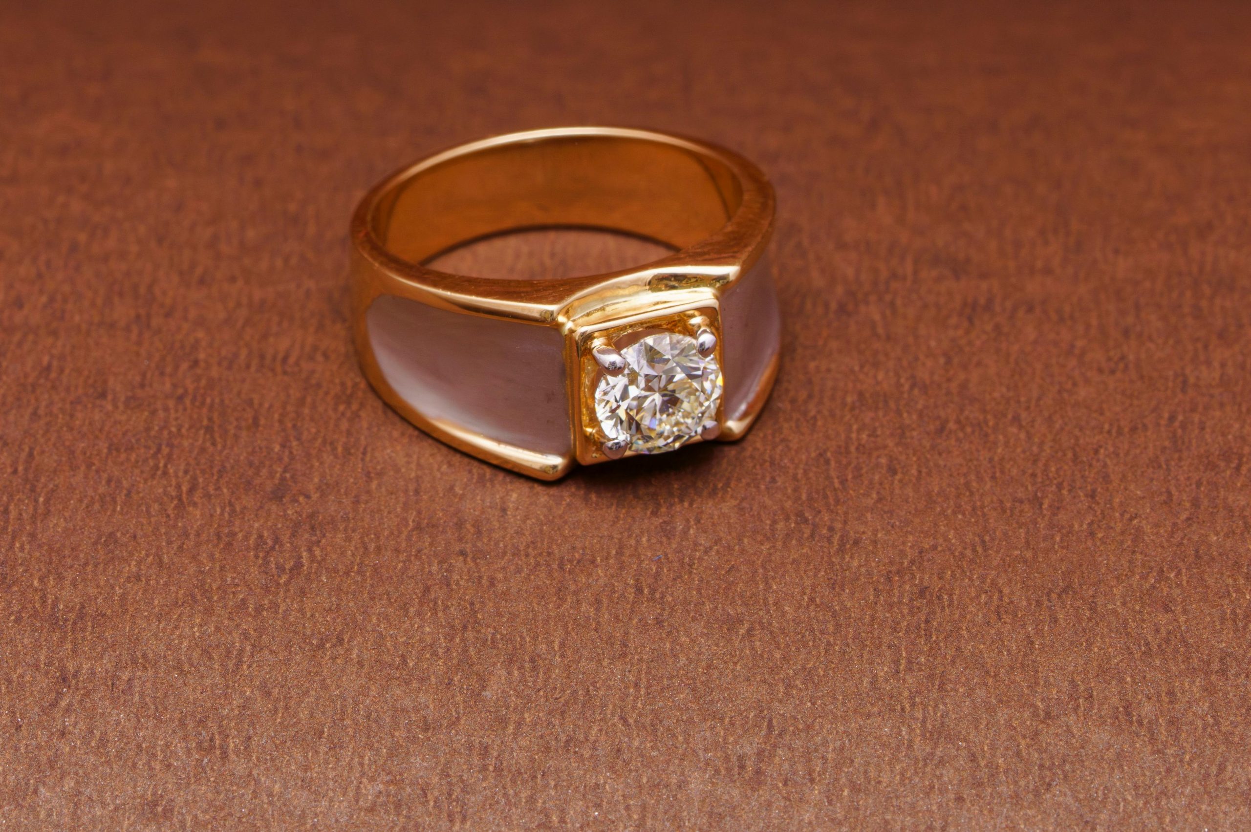 Mens Gold Engagement Rings