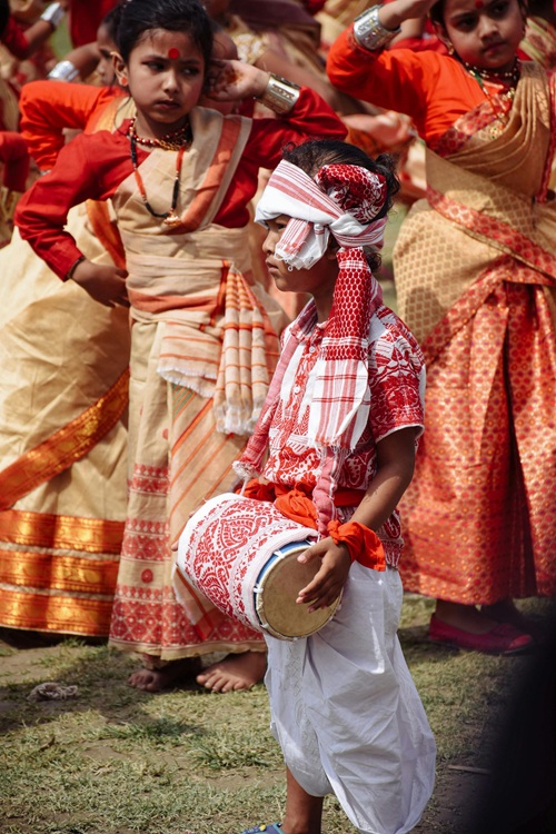assamese attire men and women