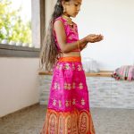 simple lehenga for temple visit