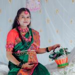 Baby Shower Saree Ideas For Expecting Moms baby shower look in saree