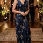 Saree Draped Like A Dress